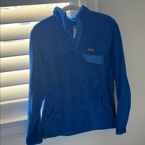 Patagonia Royal Blue Fleece Pullover Hoodie